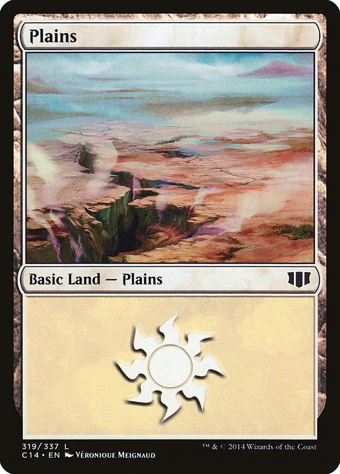 2014 Commander 2014 Plains common #319 common card image