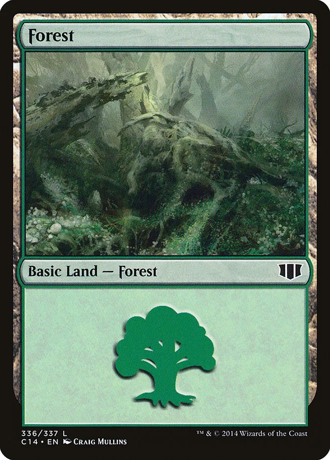 2014 Commander 2014 Forest common #336 common card image