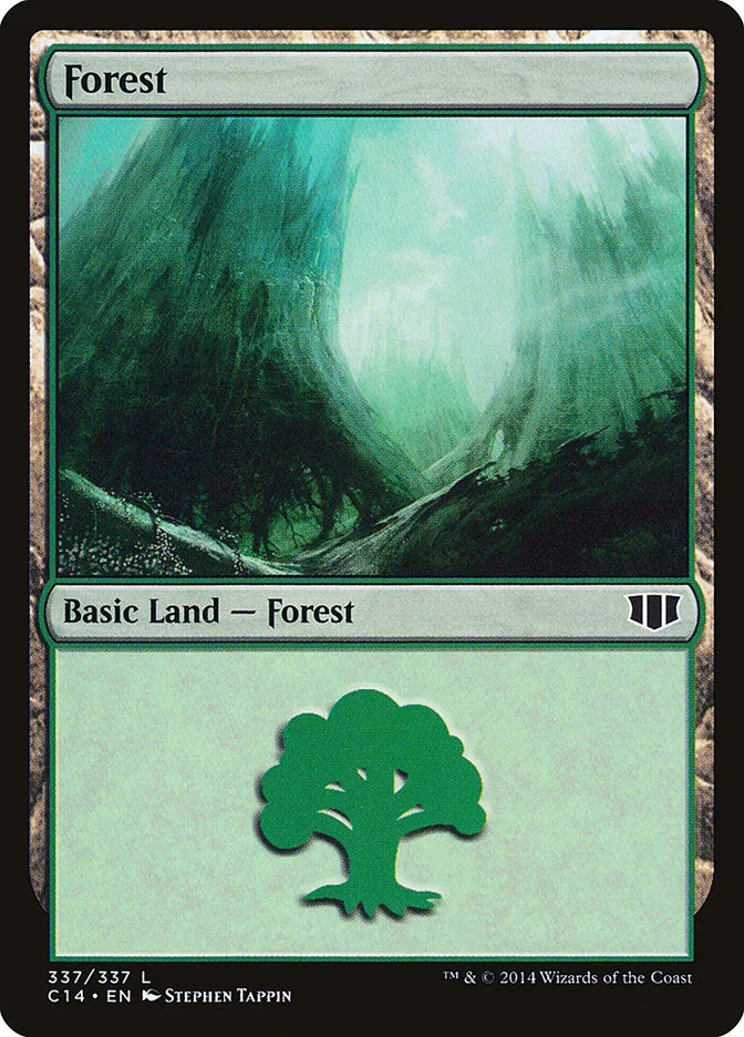 2014 Commander 2014 Forest common #337 common card image