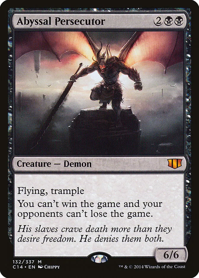 2014 Commander 2014 Abyssal Persecutor mythic #132 mythic card image