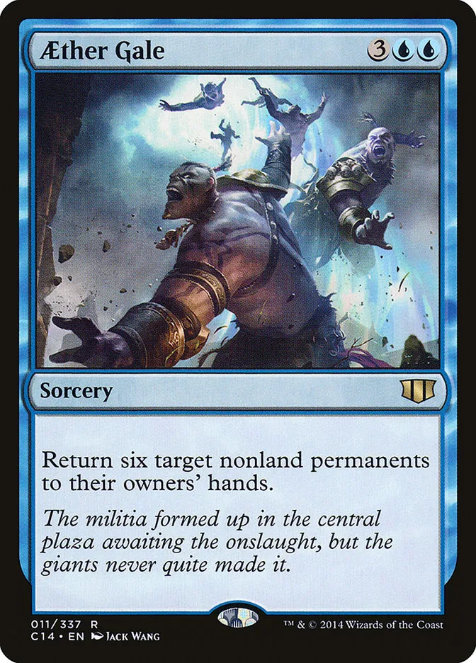 2014 Commander 2014 Aether Gale rare #11 rare card image