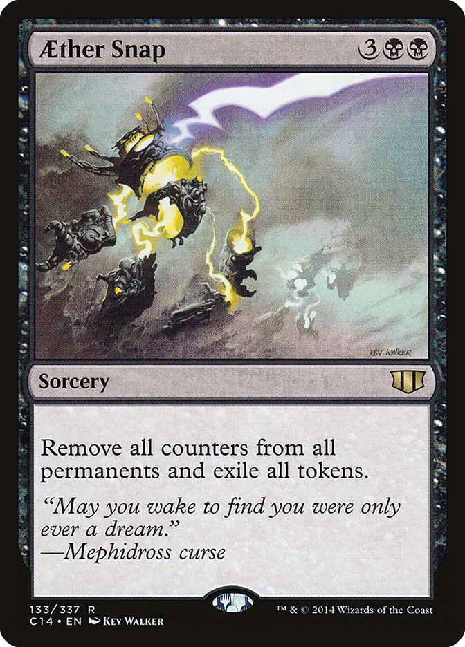 2014 Commander 2014 Aether Snap rare #133 rare card image