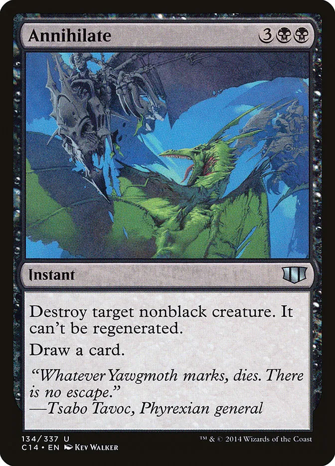 2014 Commander 2014 Annihilate uncommon #134 uncommon card image