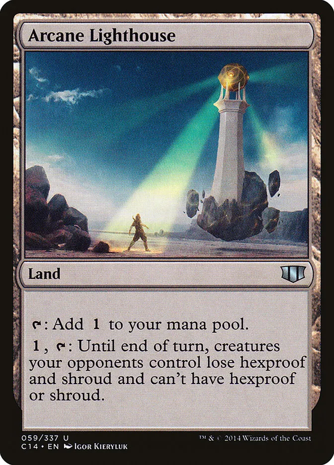 2014 Commander 2014 Arcane Lighthouse uncommon #59 uncommon card image