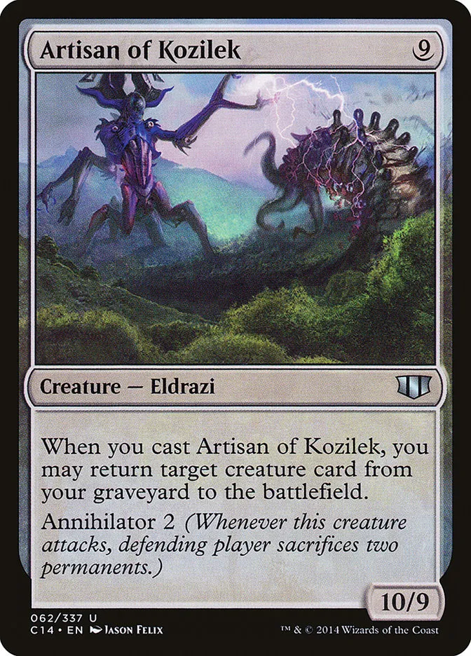 2014 Commander 2014 Artisan of Kozilek #62 uncommon card image