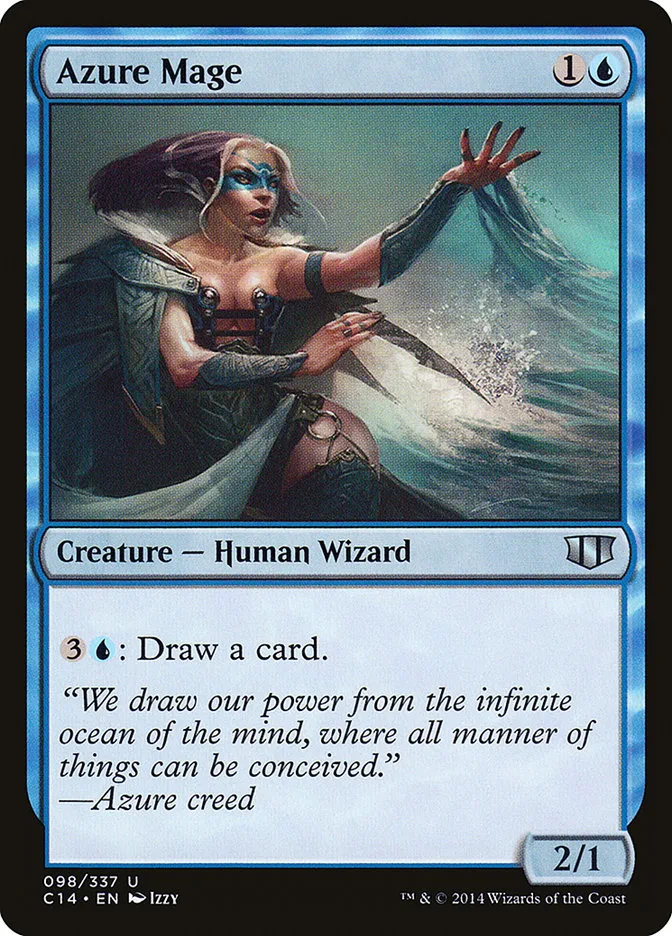 2014 Commander 2014 Azure Mage uncommon #98 uncommon card image