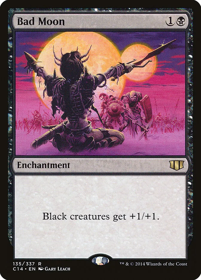 2014 Commander 2014 Bad Moon rare #135 rare card image
