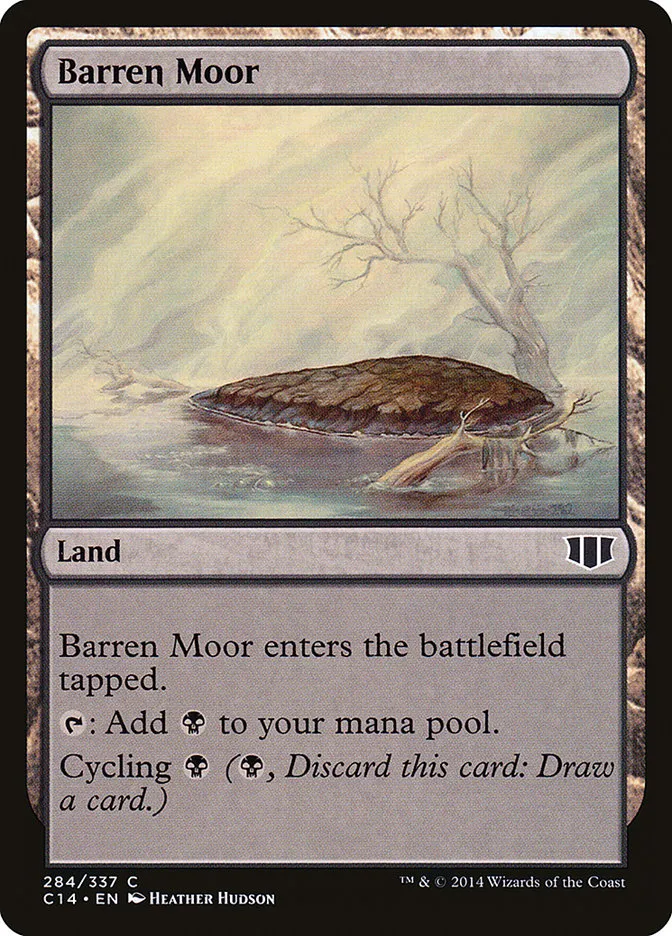 2014 Commander 2014 Barren Moor common #284 common card image