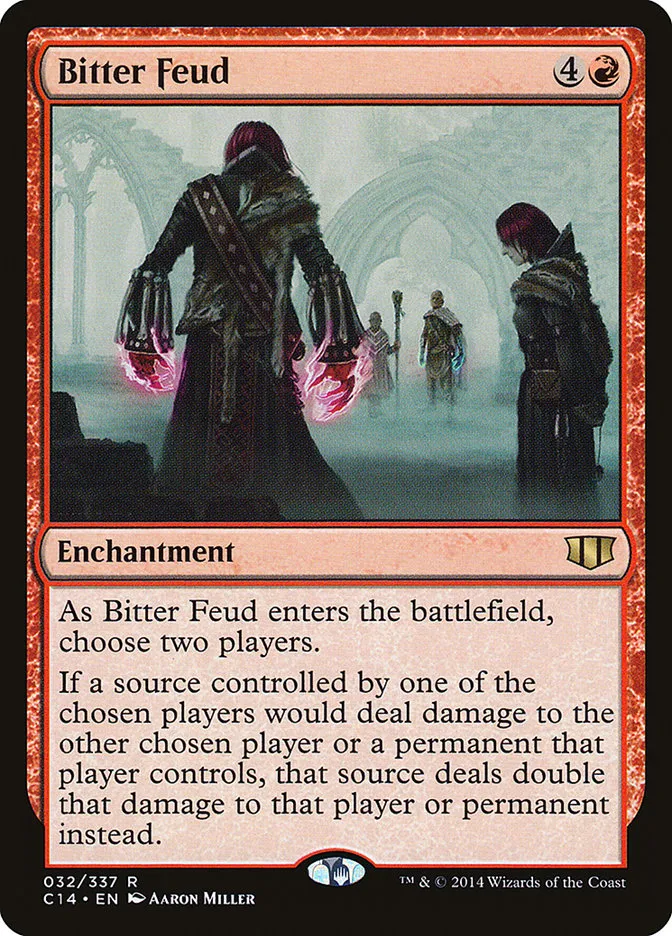 2014 Commander 2014 Bitter Feud #32 rare card image