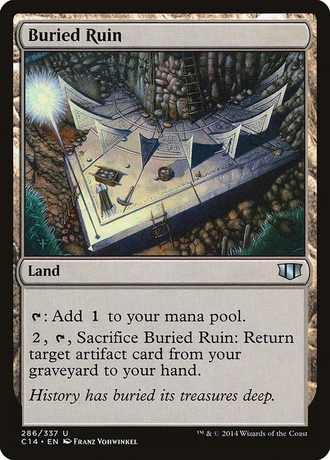 2014 Commander 2014 Buried Ruin uncommon #286 uncommon card image