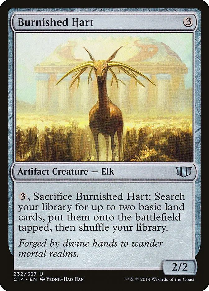 2014 Commander 2014 Burnished Hart uncommon #232 uncommon card image