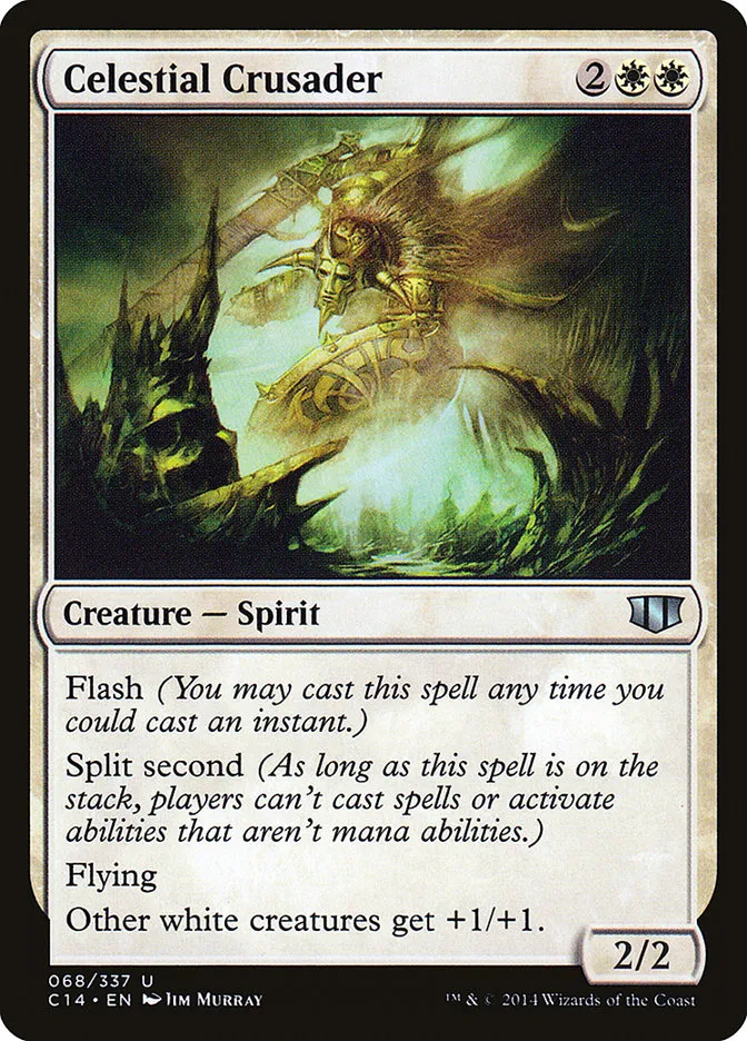 2014 Commander 2014 Celestial Crusader uncommon #68 uncommon card image