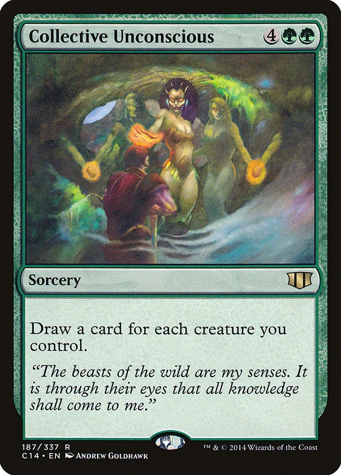 2014 Commander 2014 Collective Unconscious #187 rare card image