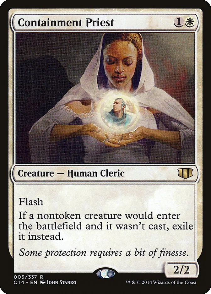 2014 Commander 2014 Containment Priest rare #5 rare card image