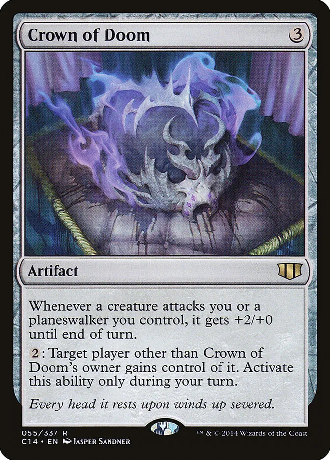 2014 Commander 2014 Crown of Doom #55 rare card image