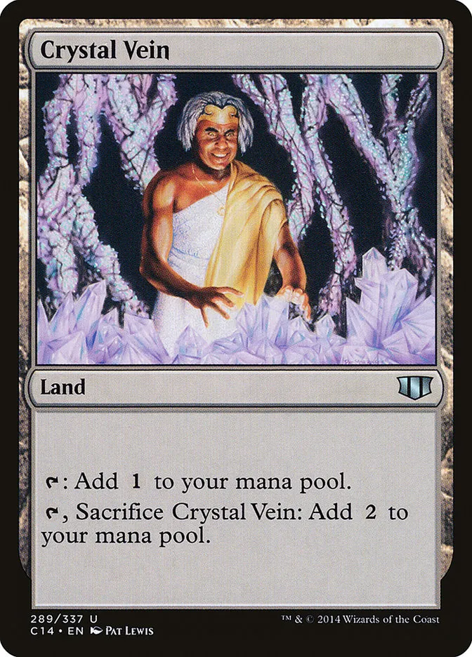 2014 Commander 2014 Crystal Vein #289 uncommon card image