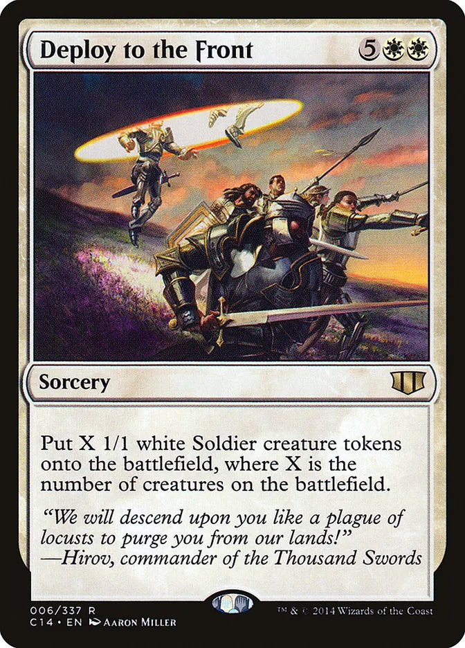 2014 Commander 2014 Deploy to the Front rare #6 rare card image