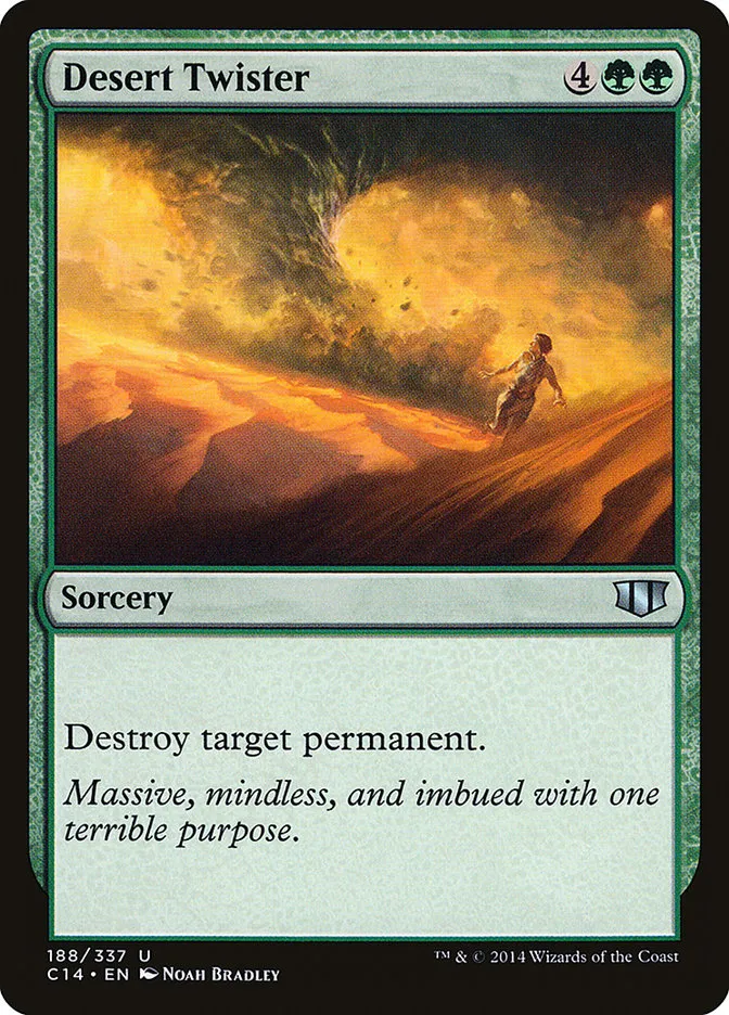 2014 Commander 2014 Desert Twister #188 uncommon card image
