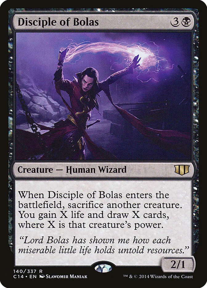 2014 Commander 2014 Disciple of Bolas #140 rare card image