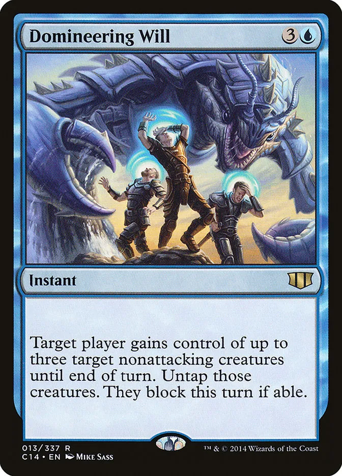 2014 Commander 2014 Domineering Will rare #13 rare card image
