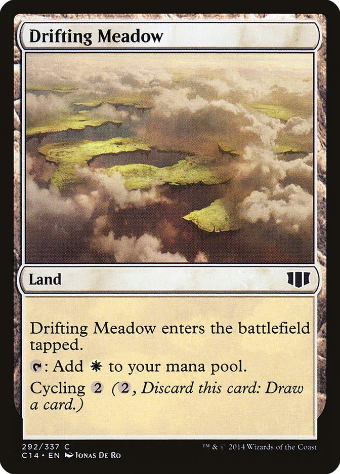 2014 Commander 2014 Drifting Meadow common #292 common card image