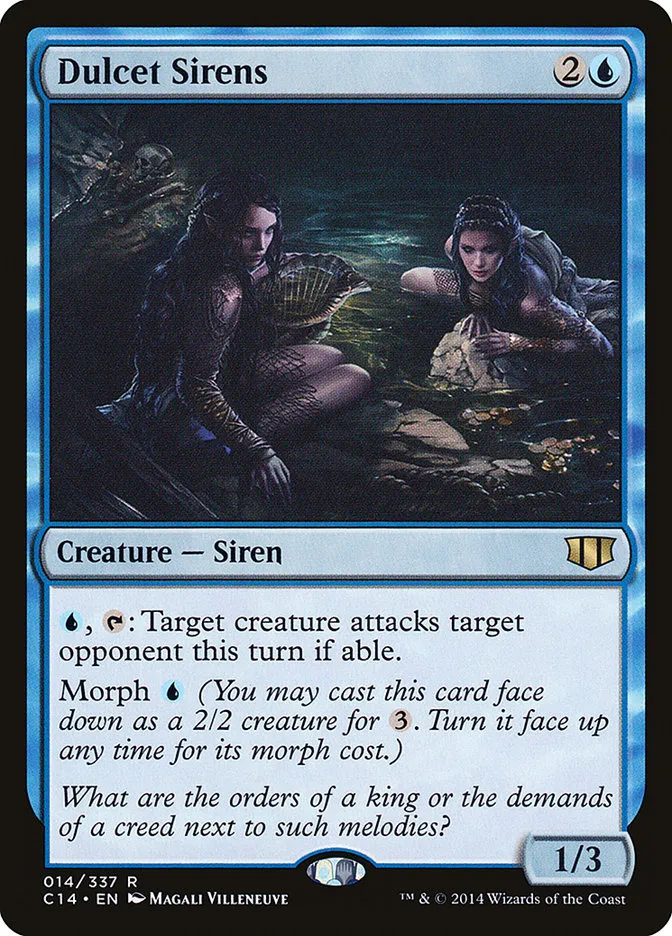 2014 Commander 2014 Dulcet Sirens rare #14 rare card image