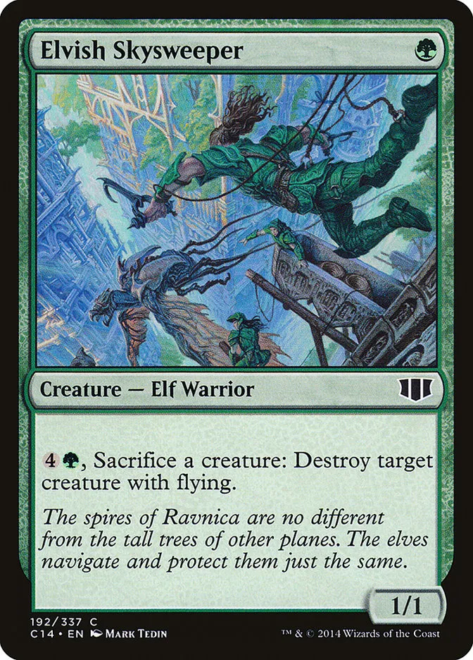 2014 Commander 2014 Elvish Skysweeper common #192 common card image
