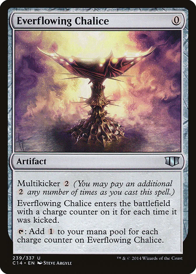 2014 Commander 2014 Everflowing Chalice uncommon #239 uncommon card image