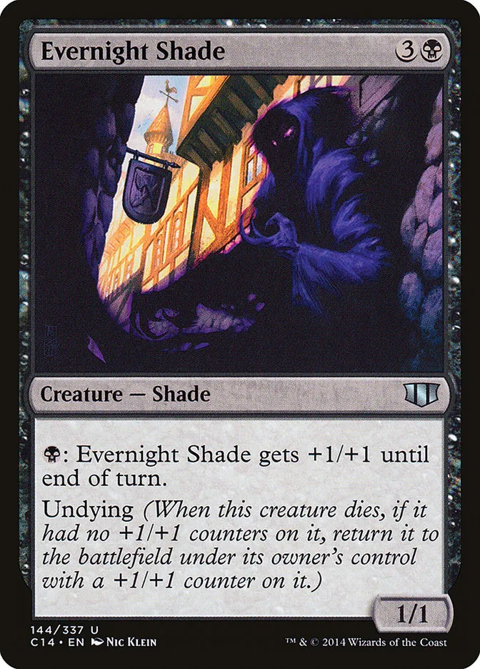 2014 Commander 2014 Evernight Shade uncommon #144 uncommon card image