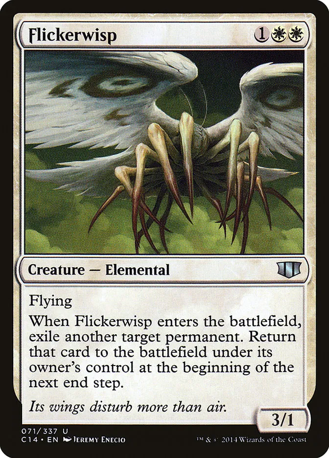 2014 Commander 2014 Flickerwisp uncommon #71 uncommon card image