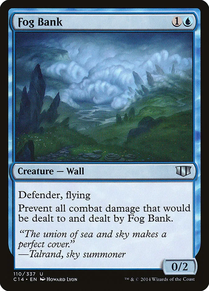 2014 Commander 2014 Fog Bank uncommon #110 uncommon card image