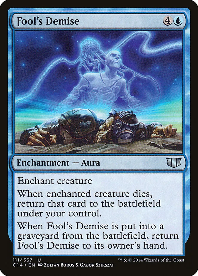 2014 Commander 2014 Fool's Demise uncommon #111 uncommon card image
