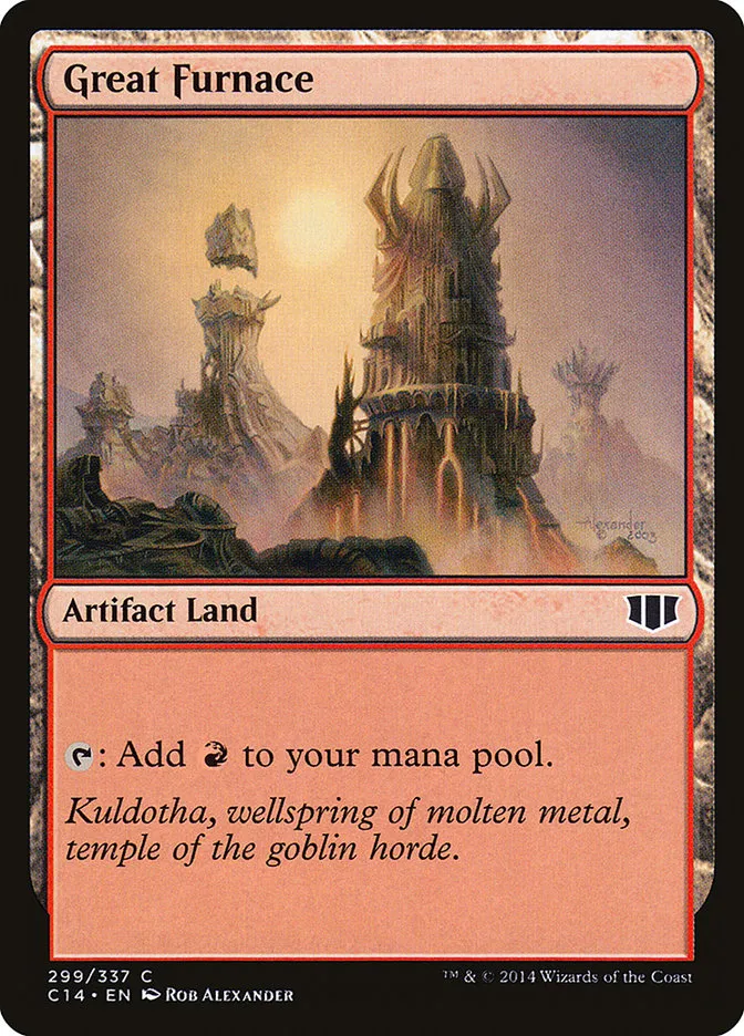 2014 Commander 2014 Great Furnace #299 common card image
