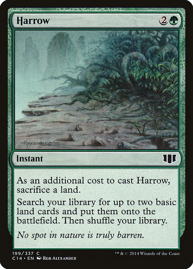 2014 Commander 2014 Harrow common #199 common card image