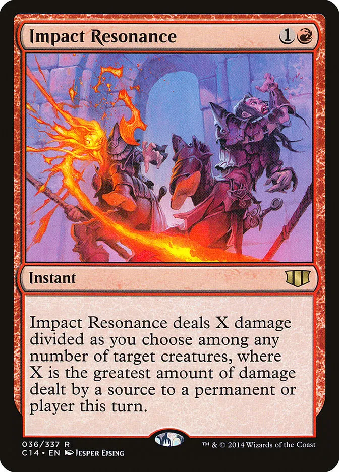 2014 Commander 2014 Impact Resonance rare #36 rare card image
