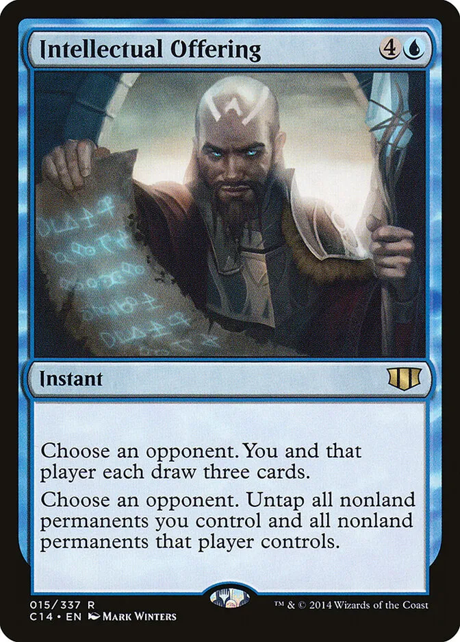 2014 Commander 2014 Intellectual Offering rare #15 rare card image
