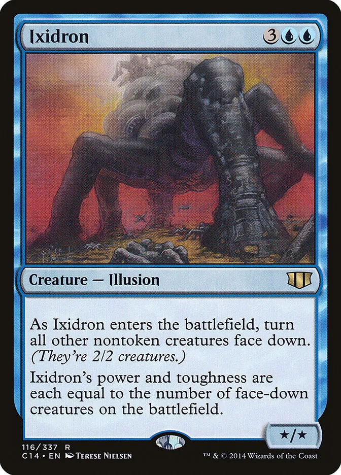 2014 Commander 2014 Ixidron rare #116 rare card image