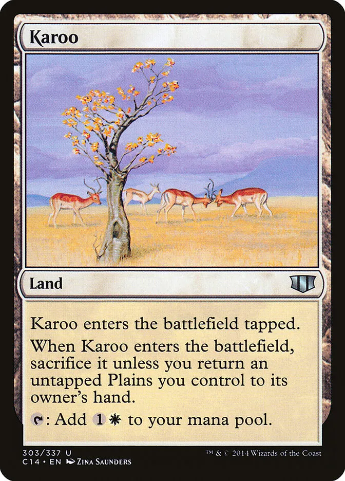 2014 Commander 2014 Karoo uncommon #303 uncommon card image