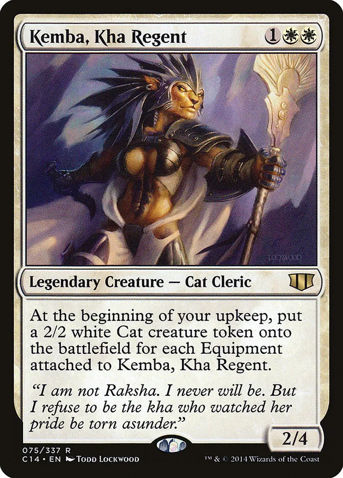 2014 Commander 2014 Kemba, Kha Regent #75 rare card image