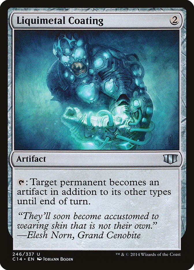 2014 Commander 2014 Liquimetal Coating #246 uncommon card image