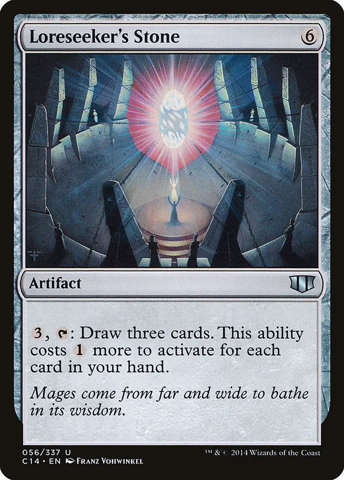 2014 Commander 2014 Loreseeker's Stone uncommon #56 uncommon card image