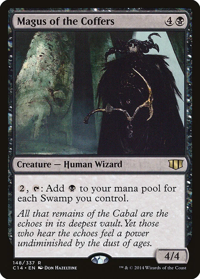 2014 Commander 2014 Magus of the Coffers #148 rare card image