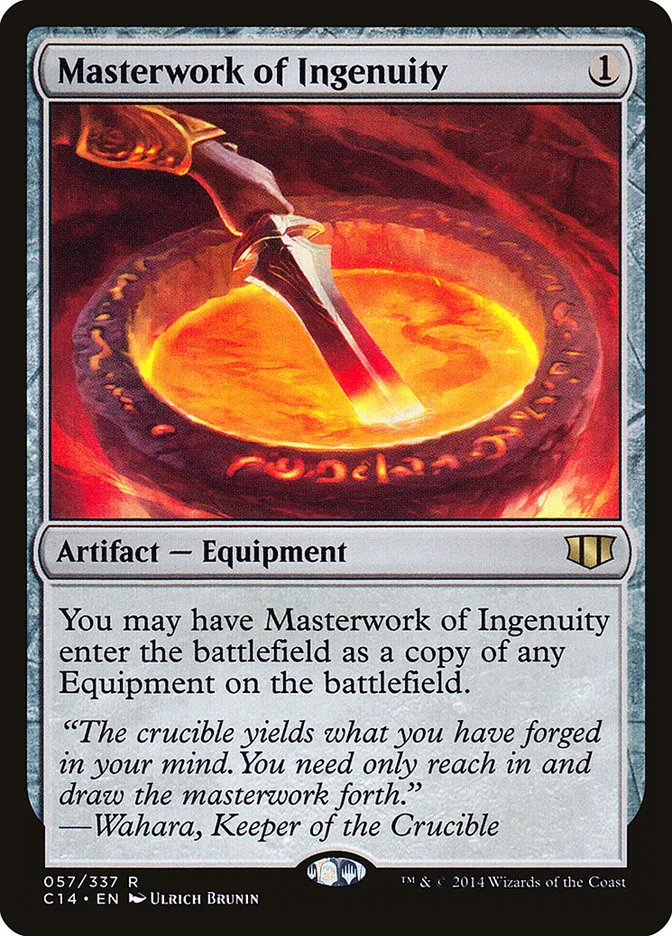 2014 Commander 2014 Masterwork of Ingenuity rare #57 rare card image