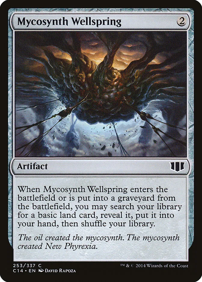 2014 Commander 2014 Mycosynth Wellspring common #253 common card image