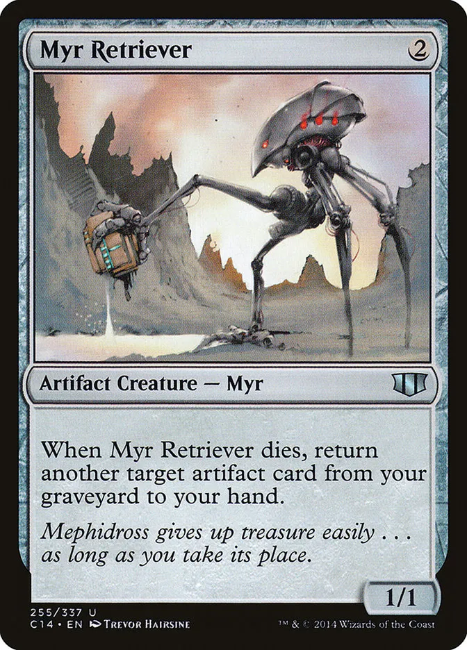 2014 Commander 2014 Myr Retriever #255 uncommon card image
