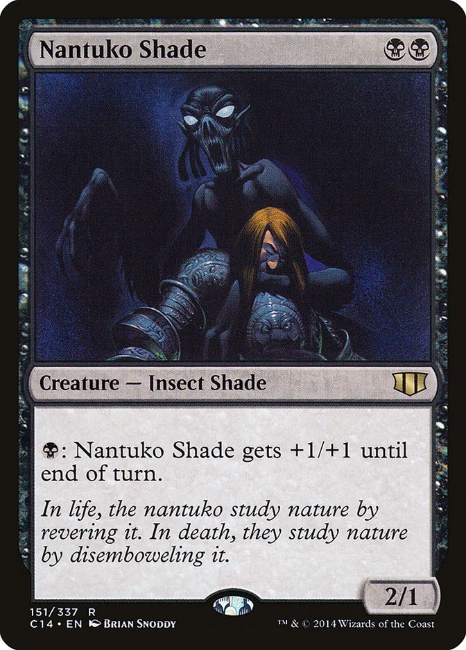 2014 Commander 2014 Nantuko Shade #151 rare card image