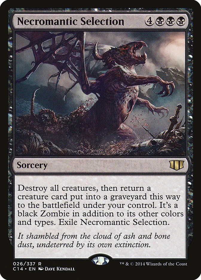 2014 Commander 2014 Necromantic Selection #26 rare card image