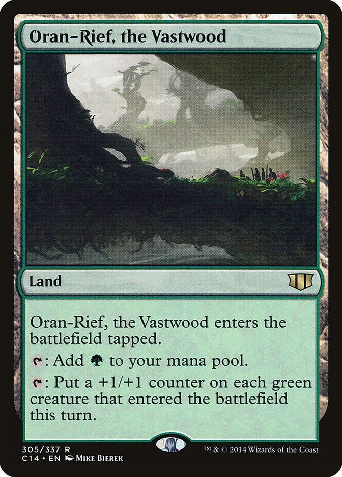 2014 Commander 2014 Oran-Rief, the Vastwood #305 rare card image