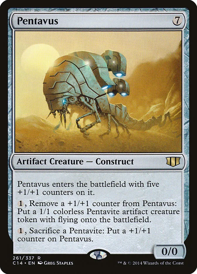 2014 Commander 2014 Pentavus rare #261 rare card image