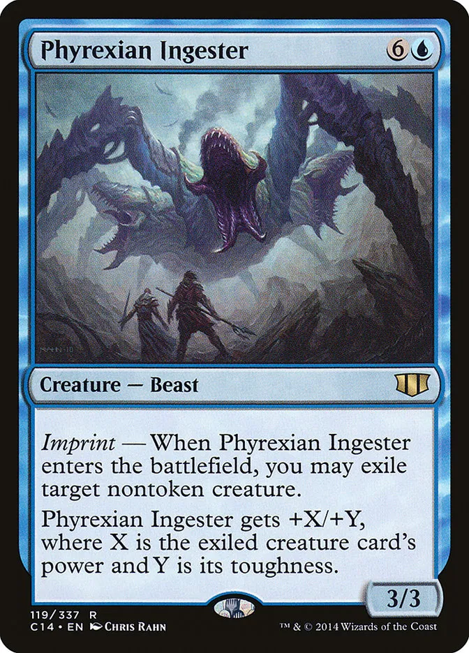 2014 Commander 2014 Phyrexian Ingester rare #119 rare card image